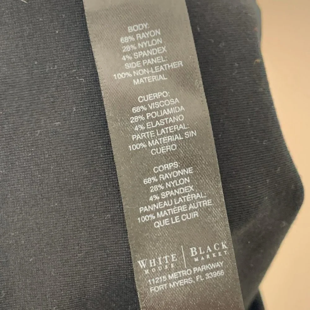 White‎ House Black Market Black Leggings